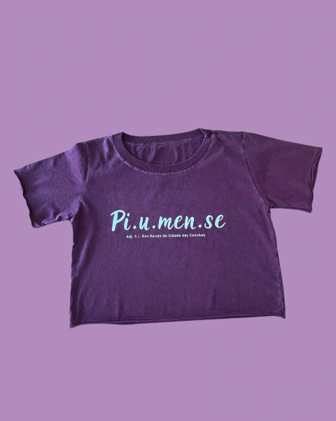 CROPPED FEMININO - Piumense - Violeta