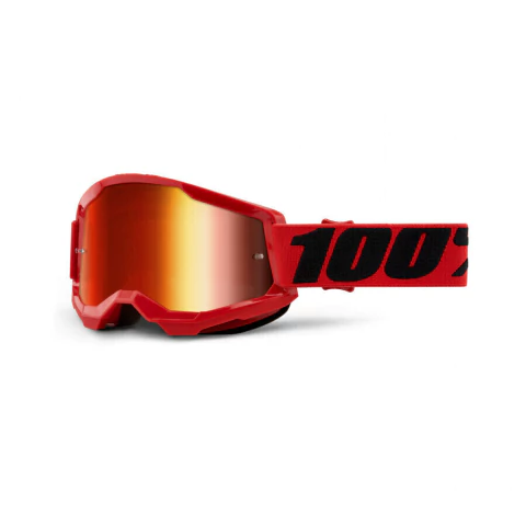 GOGGLES MX 100% STRATA 2 Naranja / Naranja MIRROR LENS