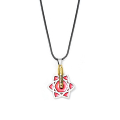 Pingente de Nuvem Vermelha da Akatsuki e Colares Konoha Shuriken