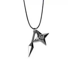 Pingente de Nuvem Vermelha da Akatsuki e Colares Konoha Shuriken - comprar online