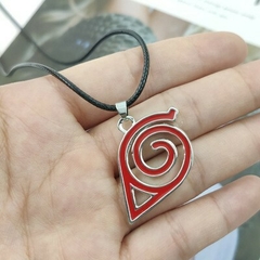 Pingente de Nuvem Vermelha da Akatsuki e Colares Konoha Shuriken - Loja de animes