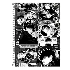 Imagem do Caderno Personalizado Jujutsu Kaisen Anime - 1 matéria, 10 matérias e 20 matérias