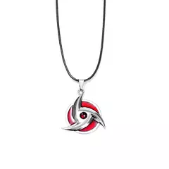 Imagem do Pingente de Nuvem Vermelha da Akatsuki e Colares Konoha Shuriken