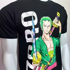 Camiseta Roronoa Zoro Camisa One Piece Luffy Blusa de Anime na internet