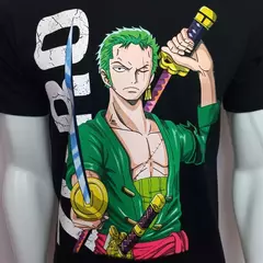 Camiseta Roronoa Zoro Camisa One Piece Luffy Blusa de Anime - loja online