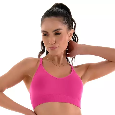 Top fitness com bojo removivel