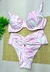 ARO U LIPO ZEBRA ROSA BEBÊ - miami atacado