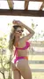 BIQUÍNI ARUBA ROSA PINK COM LARANJA - comprar online