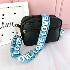 Bandolera Premium Love Azul