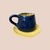 Caneca Essência Serena com Pires - (Safira do Sol) 220ml
