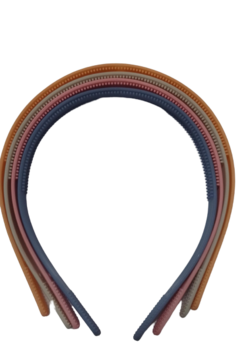 TIARA DE PLÁSTICO – C/ DENTINHO – LARGURA 8 MM