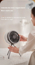 Ventilador portatio para acampamento com Luz Noturna, Carregável USB, Suporte para teto e tripe na internet