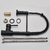 Torneira de cozinha Matte Black Pull Down, Bocal de modos duplos, flexivel. - comprar online