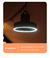 Ventilador portatio para acampamento com Luz Noturna, Carregável USB, Suporte para teto e tripe