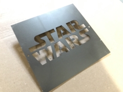 Cartel Chapa Calada De 50cm Logo Personalizado en internet