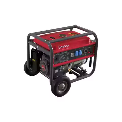 Gerador a Gasolina Partida Manual Monofásico - B4T-8000 - BRANCO