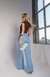 Calça Wide Leg Cintura Alta, Jeans, Suelen - comprar online