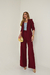 Conjunto Calça E Blazer Alongado Forrado Detalhe Bolso Duplo Com Lapela, Luiza na internet
