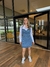 Vestido Curto Alça Ajustavél, Jeans, Dayse - loja online