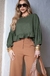 Bata Com Detalhe Babado, Linho, Perola - comprar online