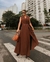 Vestido Middi Gola Transpassada Com Faixa, Crepe Alfaiataria, Tania - Sofistique Modas