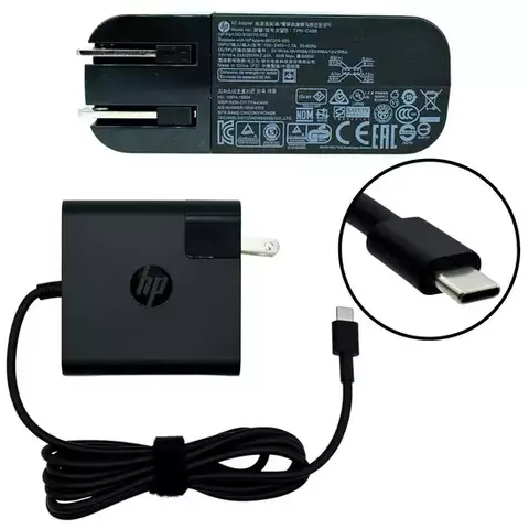 GN-AO-HP65WC Adaptador Original 65W para HP 20V 3.25A TIPO C / USB C TPN-CA06 (CUADRADO)