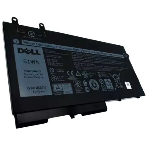 GN-BO-R8D7N Bateria Original 11.4V 51Wh para Dell Latitude 5400 5410 5500 5510 Precision 3540 3550 Inspiron 7590 7591 7791 2-in-1 Series 1V1XF 01V1XF