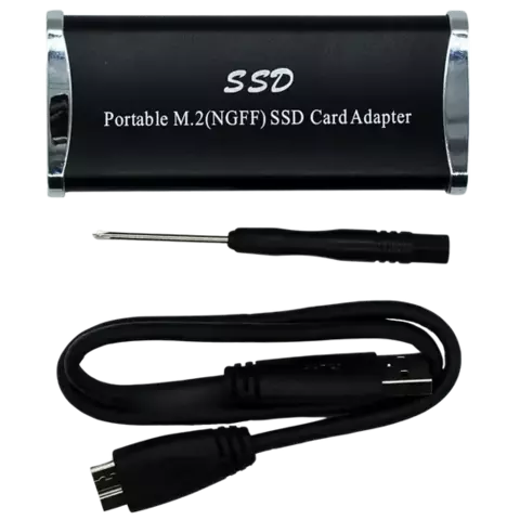 GN-GAB-PCIEU3.1 Gabinete Externo Ultra portable USB3.1 para Unidades FLASH SSD