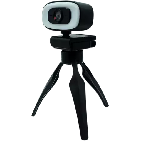 GN-OV-WCAM Camara WEB FULL HD ,WE , Micrófono , LUZ LED, 1920 x 1080 Pixeles, USB 2.0, Negro Marca Ovaltech
