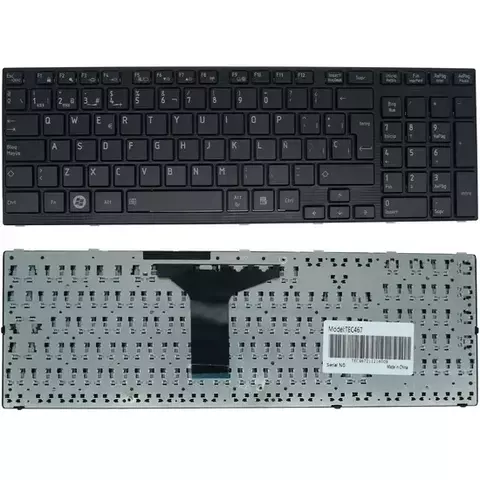 GN-TEC467 Teclado color Negro (SP) para Toshiba P750 with frame