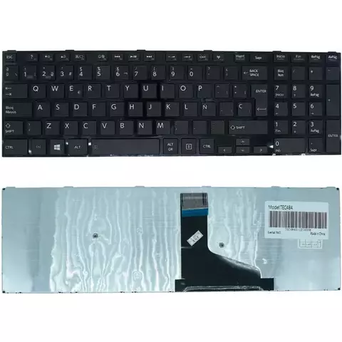GN-TEC484 Teclado color Negro (SP) para Toshiba Toshiba Satellite S50 S50d S50dt-a S50d-a S55 L50