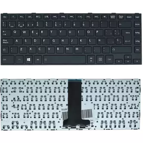 GN-TEC524 Teclado color Negro (SP) para Toshiba C40-B C40D-B C40T-B