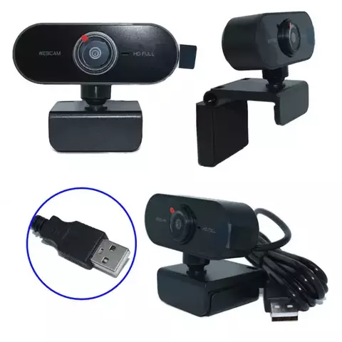 GN-WEB-CAM Camara Web 1080p USB Con Micr?fono para Mac / PC
