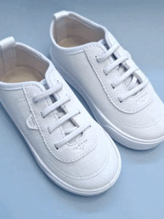Tênis Infantil Street Branco Pimpolho - A melhor loja de roupas para seu Bebê | Pequenize
