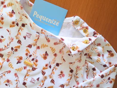 Imagem do Conjunto Body Manga Longa e Calça Floral Suedine Egipcio