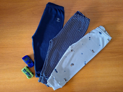 Kit 3 Calças Azul Escuro