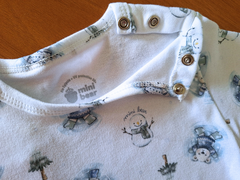 Imagem do Jardineira em Moletinho com Camiseta em Algodão Egípcio