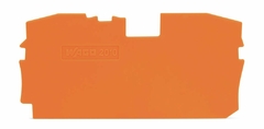 [2010-1292] TOPJOB¨S end/intermediate plate; for 2010-12xx series terminal blocks; 1.0 mm wide; orange