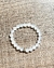 Pulseira de Ágata Branca 8mm - Concentração - comprar online