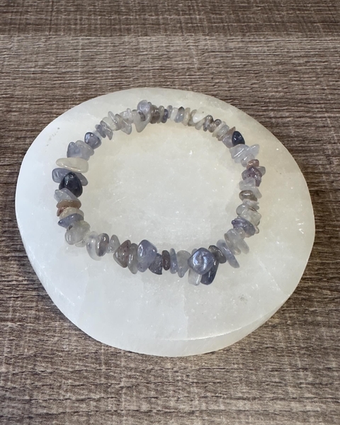 Pulseira em Iolita - Bem estar