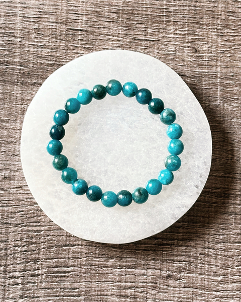 Pulseira em Apatita Azul - Comunicação