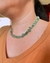 Choker em Quartzo Verde (Dourado) - Saúde e Equilíbrio - comprar online