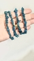 Pulseira em Apatita Azul - Comunicação - LNB Cristais