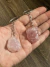 Chaveiro de Quartzo Rosa - Amor - LNB Cristais