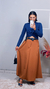 Saia Alfaiataria Valentina Marrom - comprar online