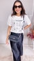 Saia Midi Cetim Catarina - Preta - Derrô Brand