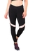 Calça Detalhe Branco Com Chocolate Legging Fitness Preto | REF: LC51 - FilFitModel 