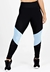 Calça Preto com Azul Legging Metamorfose | REF: MTF2