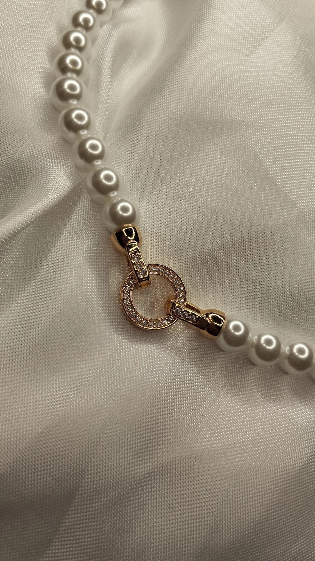 Colar Pérola Maria- Dourado