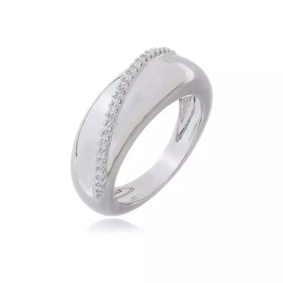 Anel Lisa- Ródio Branco